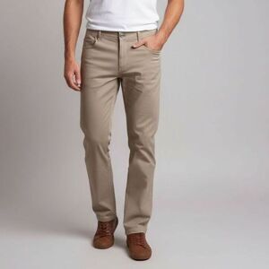 👖 Enzo Tovare Khaki Pants • Straight Leg Classic Fit • Clean & Sharp ✨